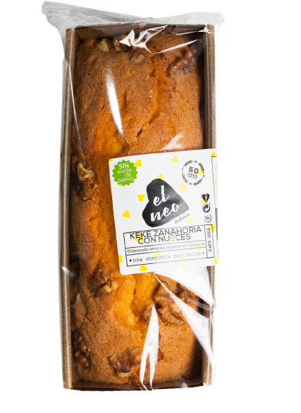 KEKE ZANAHORIAS CON NUECES 550 GRS * 8 UDS "EL NEO"