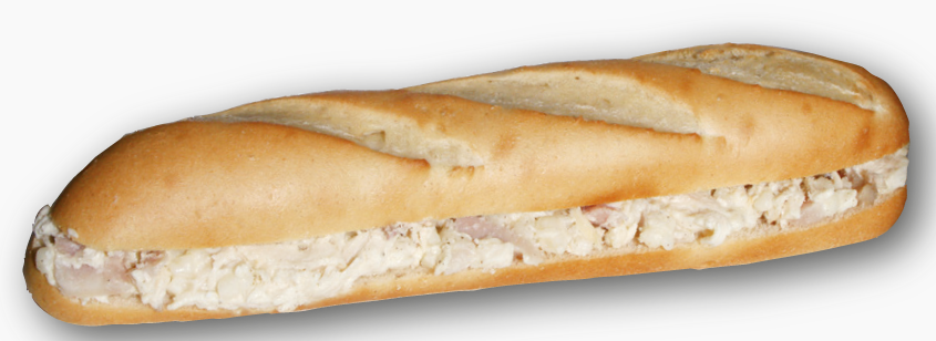 BOCADILLO POLLO CARBONARA 220 GRS*6UDS