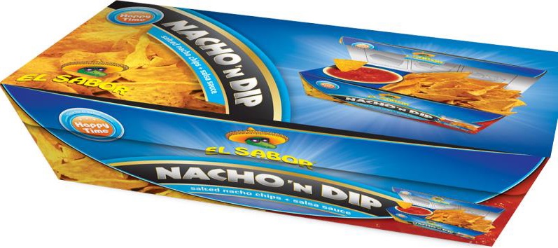 PACK NACHO+SALSA MEXIC. EL SABOR 175GX12