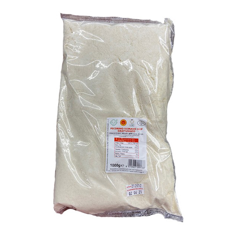 PECORINO ROMANO DOP GRATTUGIATO 1KGX10UDS CAO