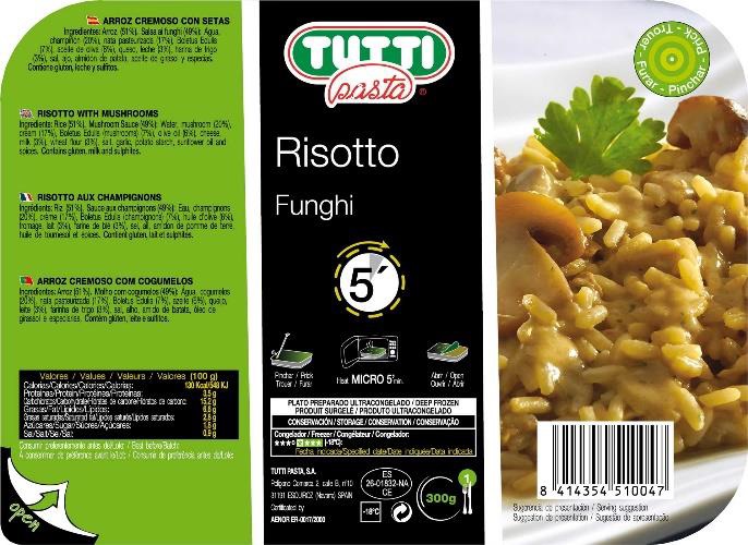 RISOTTO AL FUNGHI TUTTI (12X 300 GRS)