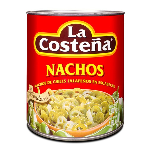 [08.01.0034] JALAPEÑOS RODAJAS "LA COSTEÑA" 220 GRS*24 UDS