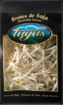 [18.02.0201] GERMINADOS DE JUDIA MUNGO (SOJA) 200 GRS "TUGAS"X6. Origen: España. Categoria: Verduras y Hortalizas