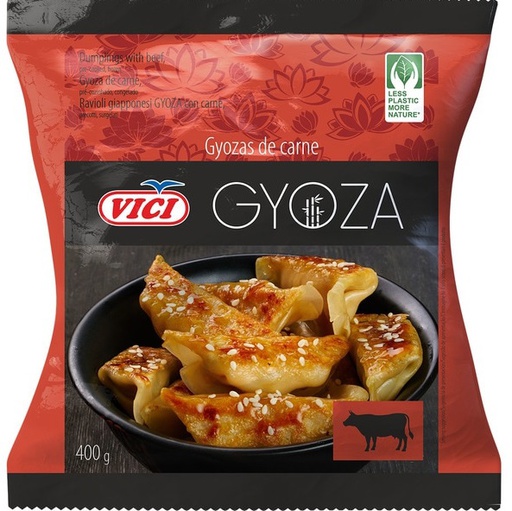 [13.01.KMBM003] GYOZA (dumplings) DE CARNES 12-14 grs 12 BOLSAS X 400 GRS