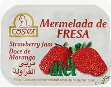 [08.15.0215] MERMELADA FRESA DIET 396 TARRINAS * 20 GRS